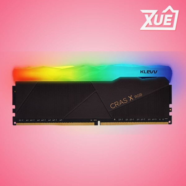 BỘ NHỚ TRONG KLEVV CRAS X RGB (KD48GU880-32A160W) 8GB (1X8GB) DDR4 3200MHZ