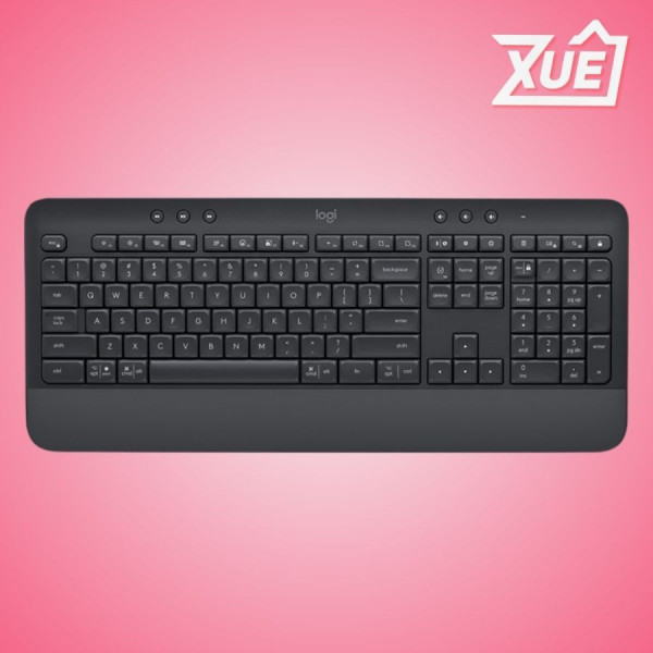 BÀN PHÍM KHÔNG DÂY LOGITECH K650 GRAPHITE (USB/BLUETOOTH/ĐEN) (920-010955)