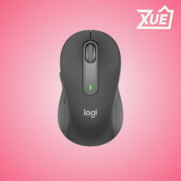 CHUỘT KHÔNG DÂY LOGITECH M650 SIGNATURE GRAPHITE (USB/BLUETOOTH/PIN AA/ĐEN XÁM)