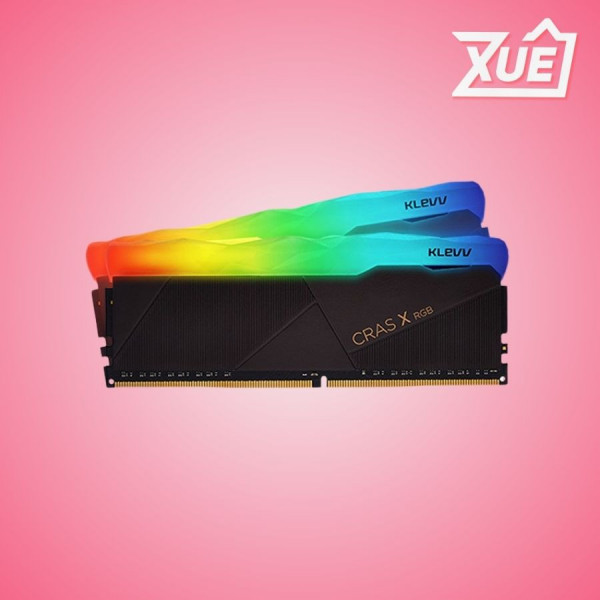 BỘ NHỚ TRONG KLEVV CRAS X RGB (KD48GU880-32A160X) 16GB (2X8GB) DDR4 3200MHZ