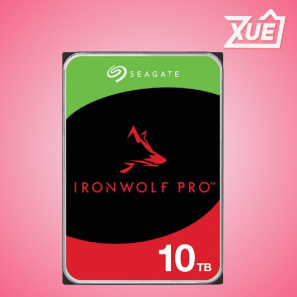 Ổ CỨNG HDD SEAGATE IRONWOLF PRO 10TB (ST10000NT001) (7200 RPM 256MB CACHE 3.5 INCH SATA3)