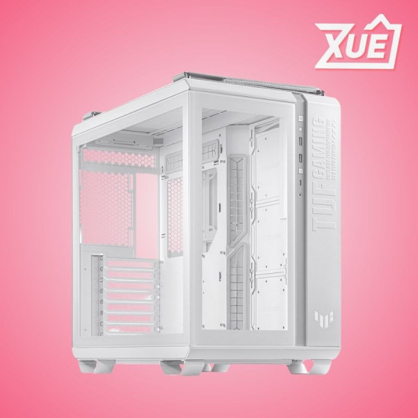 VỎ CASE ASUS TUF GAMING GT502 HORIZON WHITE(ATX/MID TOWER)