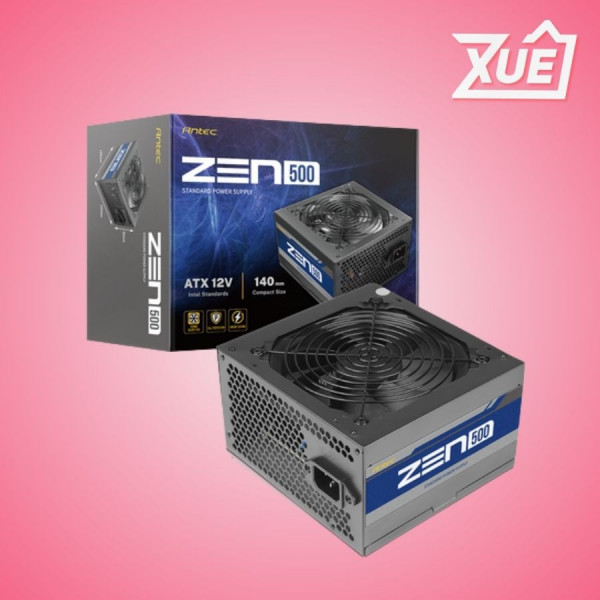 NGUỒN MÁY TÍNH ANTEC ZEN 500 (500W / 230V / NON-MODULAR)