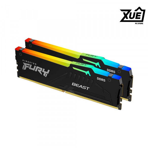 BỘ NHỚ TRONG KINGSTON FURY BEAST RGB (KF556C40BBAK2-16) 16GB (2X8GB) - DDR5 5600MHZ