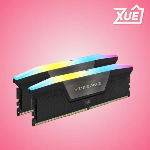 BỘ NHỚ TRONG CORSAIR VENGEANCE RGB (CMH64GX5M2B5600C40) 64GB (2X32GB) DDR5 5600MHZ