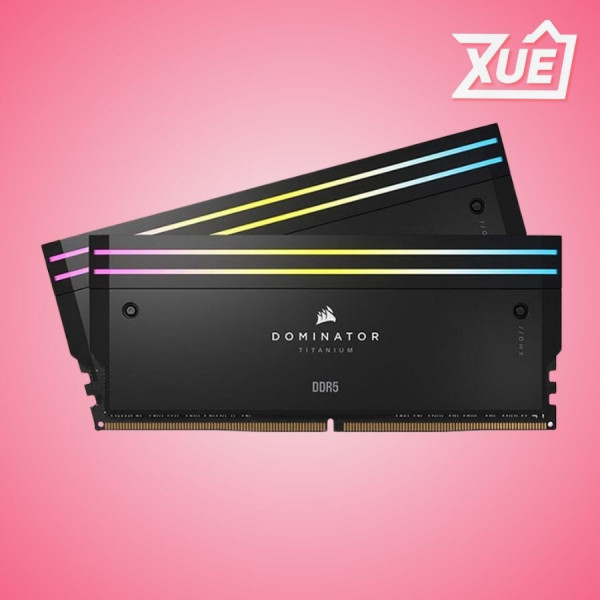 RAM CORSAIR DOMINATOR TITANIUM RGB (CMP32GX5M2X6600C32) 32GB (2X16GB) DDR5 6600MHZ