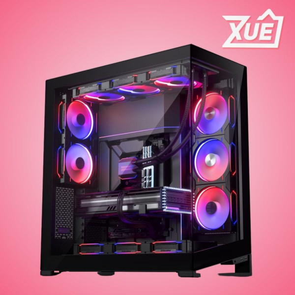 VỎ CASE PHANTEKS NV9 MKII, TEMPERED GLASS, DRGB, SATIN BLACK (ATX/MID TOWER)
