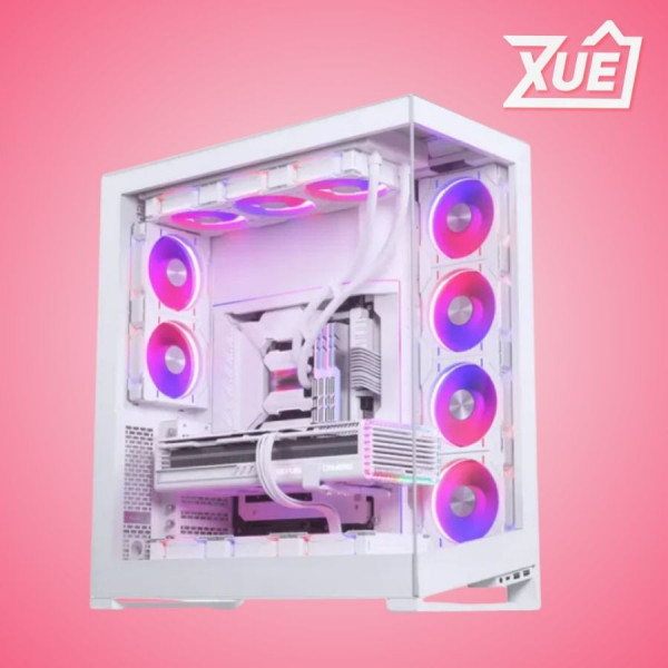 VỎ CASE PHANTEKS NV7 TEMPERED GLASS, DRGB, MATTE WHITE (ATX/MID TOWER)