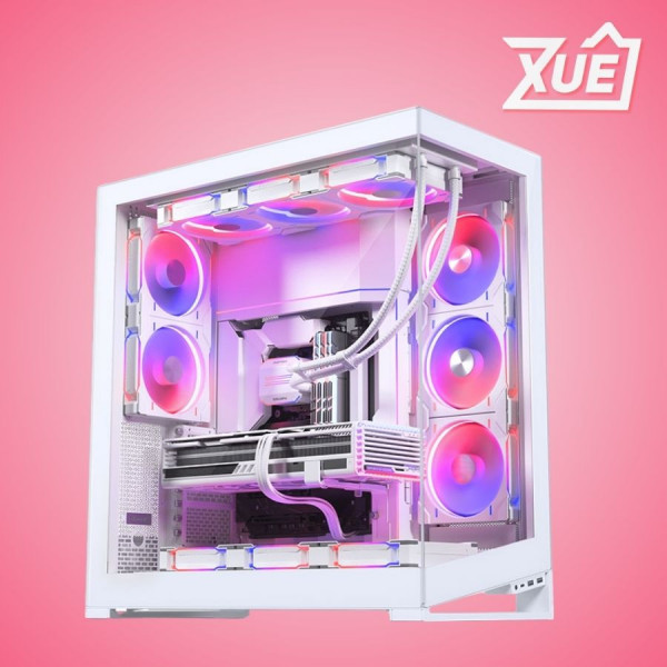 VỎ CASE PHANTEKS NV9 MKII TEMPERED GLASS, DRGB, MATTE WHITE (ATX/MID TOWER)