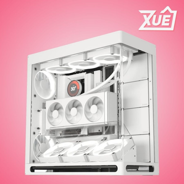 VỎ CASE HAVN HS 420 VGPU WHITE (EATX/MÀU TRẮNG)