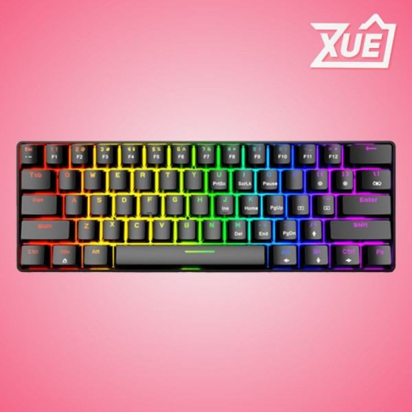 BÀN PHÍM CƠ EDRA EK361W V3 RGB ĐEN BROWN SWITCH (USB/BLUETOOTH/2.4G)