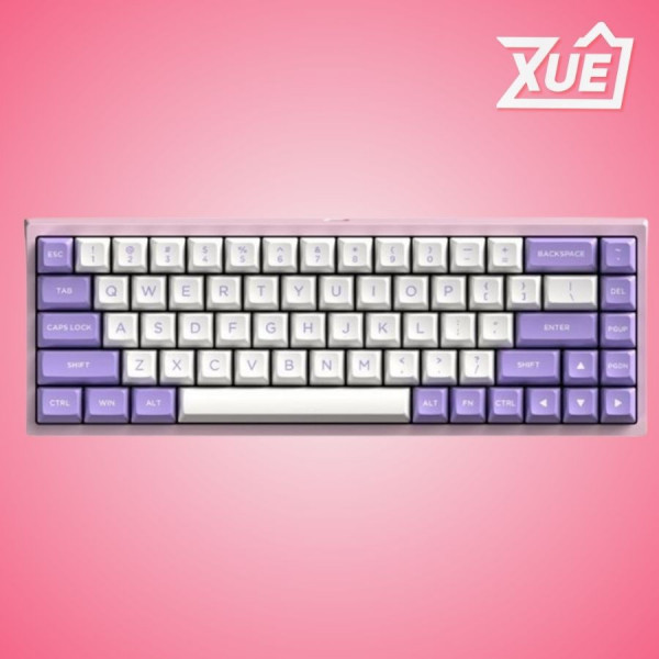 BÀN PHÍM CƠ FL-ESPORTS FL680SAM PURPLE, SWITCH YELLOW