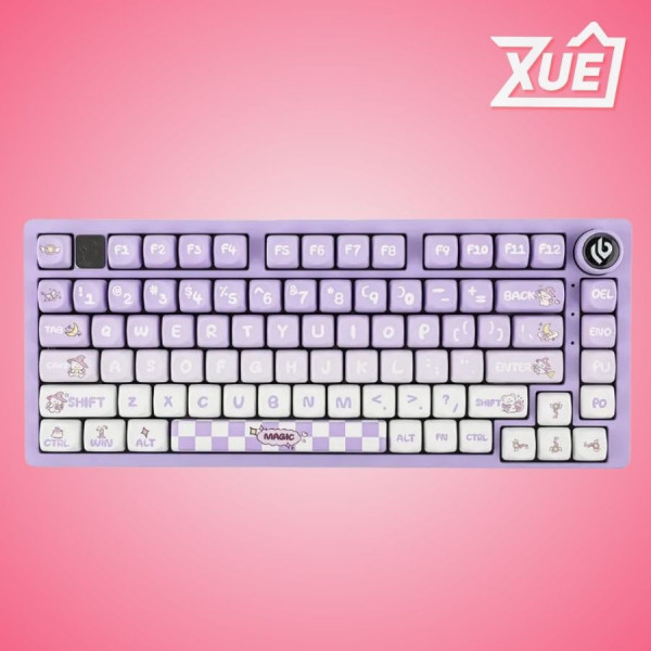 BÀN PHÍM CƠ LEOBOG HI75  (TÍM TRẮNG/ MAGIC/ NIMBUS V3 SWITCH)