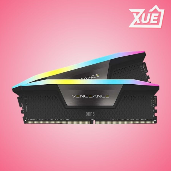 BỘ NHỚ TRONG CORSAIR VENGEANCE RGB HEATSPREADER (CMH32GX5M2B5600C36K) 32GB (2X16GB) DDR5 5600MHZ