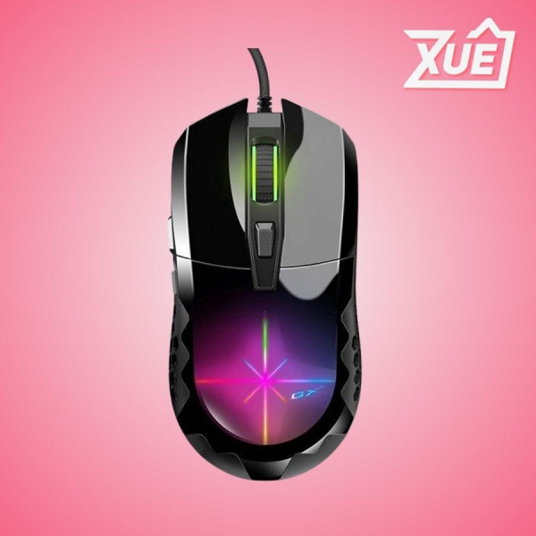 CHUỘT GAMING CÓ DÂY GENIUS SCORPION M715 (USB/ĐEN/3D RGB)