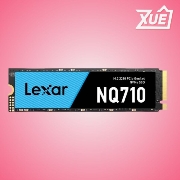 Ổ CỨNG SSD LEXAR NQ710 500GB – M.2 2280 PCIE GEN4 X4 (ĐỌC 5000MB/S - GHI 2600MB/S) - (LNQ710X500G-RNNNG)