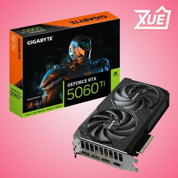 CARD MÀN HÌNH GIGABYTE RTX 5060 TI WINDFORCE 16GD