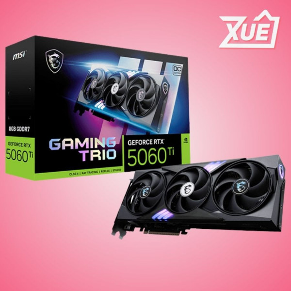 CARD MÀN HÌNH MSI RTX 5060 TI 8G GAMING TRIO OC