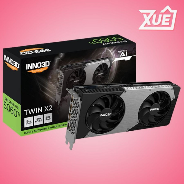 CARD MÀN HÌNH INNO3D RTX 5060 TI TWIN X2 8GB GDDR7