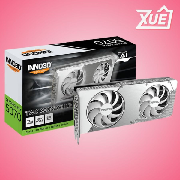 CARD MÀN HÌNH INNO3D RTX 5060 TI TWIN X2 OC WHITE 8GB GDDR7