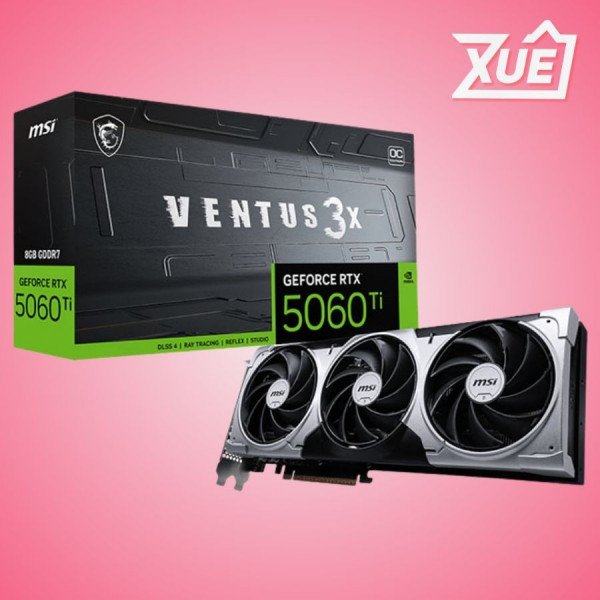 CARD MÀN HÌNH MSI RTX 5060 TI 8G VENTUS 3X OC