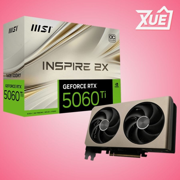 CARD MÀN HÌNH MSI RTX 5060 TI 16G INSPIRE 2X OC