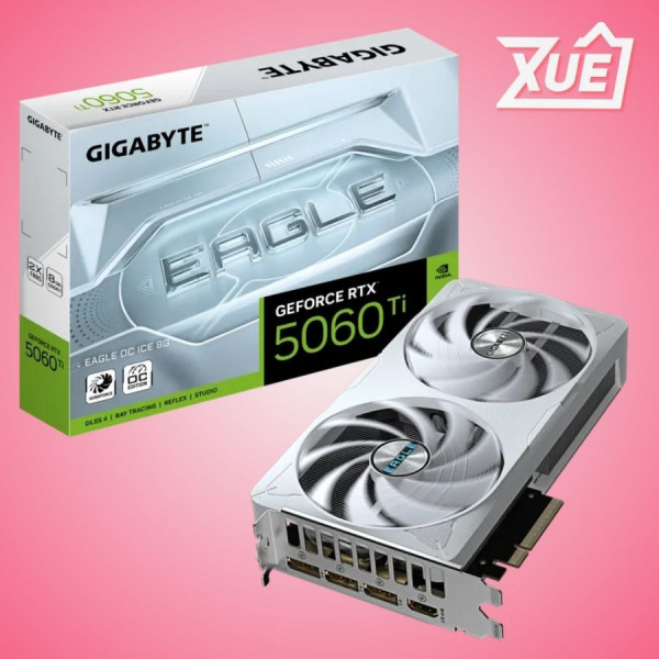 CARD MÀN HÌNH GIGABYTE RTX 5060 TI EAGLE OC ICE 8GB
