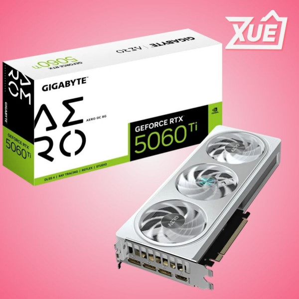 CARD MÀN HÌNH GIGABYTE RTX 5060 TI AERO OC 8GB