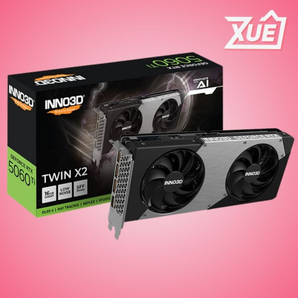 CARD MÀN HÌNH INNO3D RTX 5060 TI TWIN X2 16GB GDDR7