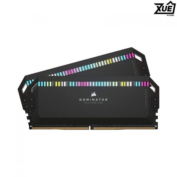 BỘ NHỚ TRONG CORSAIR DOMINATOR PLATINUM RGB BLACK HEATSPREADER 32GB (2X16GB) DDR5 5600MHZ