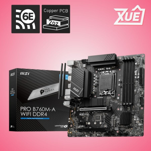 MAINBOARD MSI PRO B760M-VC WIFI 