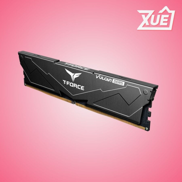 BỘ NHỚ TRONG RAM TEAMGROUP VULCAN 16GB DDR5 6000MHZ BLACK (FLBD516G6000HC38A01)