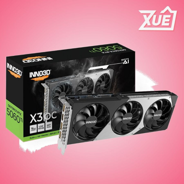 CARD MÀN HÌNH INNO3D RTX 5060 TI 16GB X3 OC 