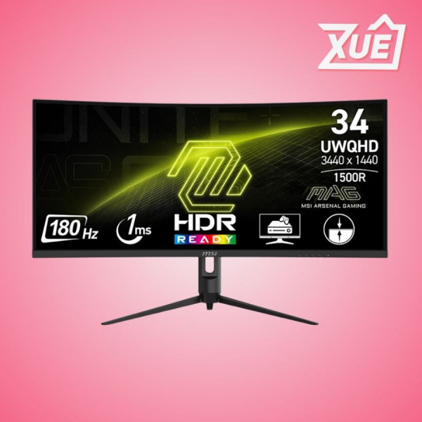 MÀN HÌNH MSI MAG 342CQR E2 (34 INCH/UWQHD/VA/180HZ/1MS)