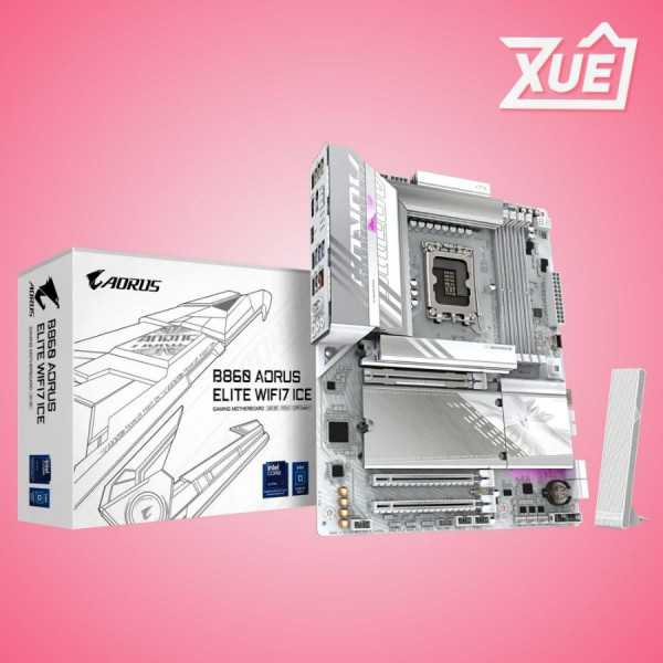 MAINBOARD GIGABYTE B860 AORUS ELITE WIFI 7 ICE