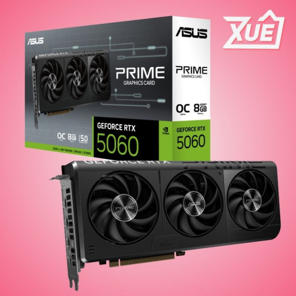 CARD MÀN HÌNH ASUS PRIME RTX 5060 8GB OC GDDR7 (PRIME_RTX506-O8G)