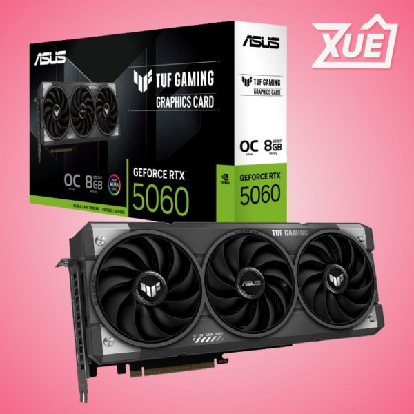 CARD MÀN HÌNH ASUS TUF RTX 5060 8G GAMING OC GDDR7 (TUF_RTX5060-O8G-GAMING)