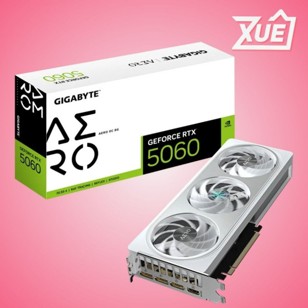CARD MÀN HÌNH GIGABYTE RTX 5060 AERO OC-8GD (GV-N5060AERO OC-8GD)