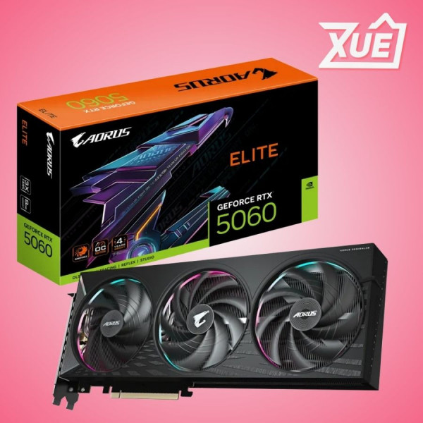 CARD MÀN HÌNH GIGABYTE RTX 5060 AORUS ELITE-8GD (GV-N5060AORUS E-8GD)