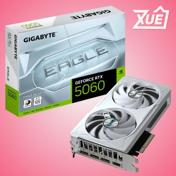 CARD MÀN HÌNH GIGABYTE RTX 5060 EAGLEOC ICE-8GD (GV-N5060EAGLEOC ICE-8GD)