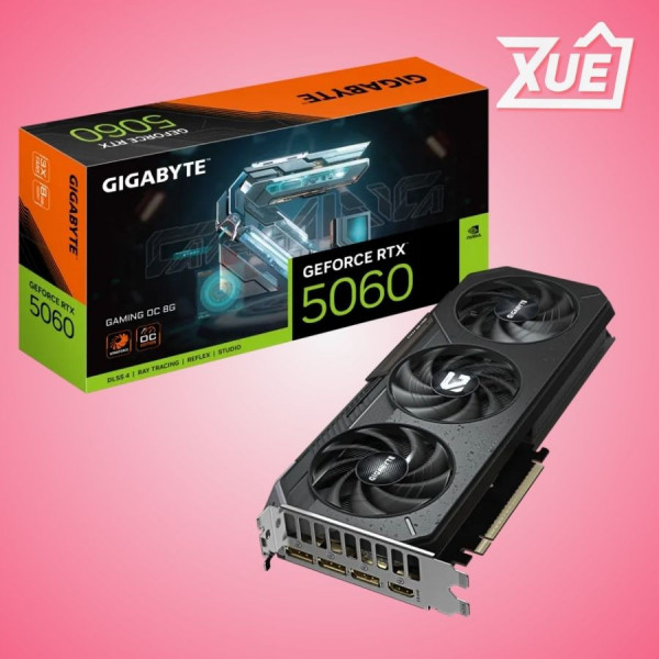 CARD MÀN HÌNH GIGABYTE RTX 5060 GAMING OC-8GD (GV-N5060GAMING OC-8GD)