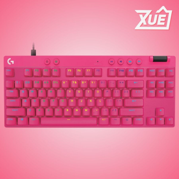 BÀN PHÍM HE LOGITECH PRO X TKL RAPID (MÀU HỒNG) 