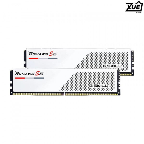 BỘ NHỚ TRONG GSKILL RIPJAWS S5 WHITE (F5-5600J4040C16GX2-RS5W) 32GB (2X16B) DDR5 5600MHZ 