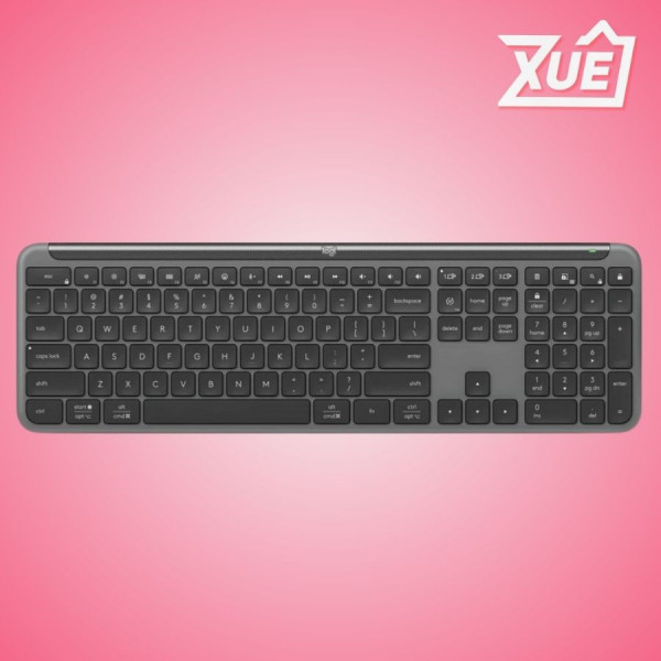 BÀN PHÍM LOGITECH KHÔNG DÂY K950 SIGNATURE SLIM,MÀU THAN CHÌ (920-012443)