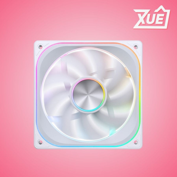 FAN CASE TẢN NHIỆT JONSBO ZA-120WR WHITE LED ARGB INFINITY (CÁNH NGƯỢC)