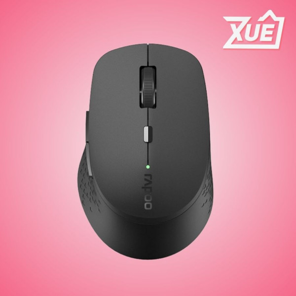 CHUỘT KHÔNG DÂY RAPOO M300 SILENT MÀU ĐEN (WIRELESS, BLUETOOTH)