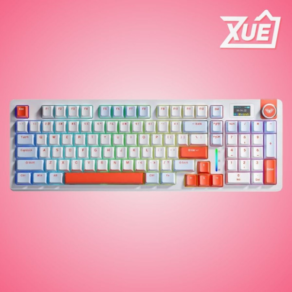 BÀN PHÍM CƠ GAMING AULA S98 PRO (3 MODE/XANH DƯƠNG + TRẮNG + CAM/ NIMBUS V3 SWITCH)