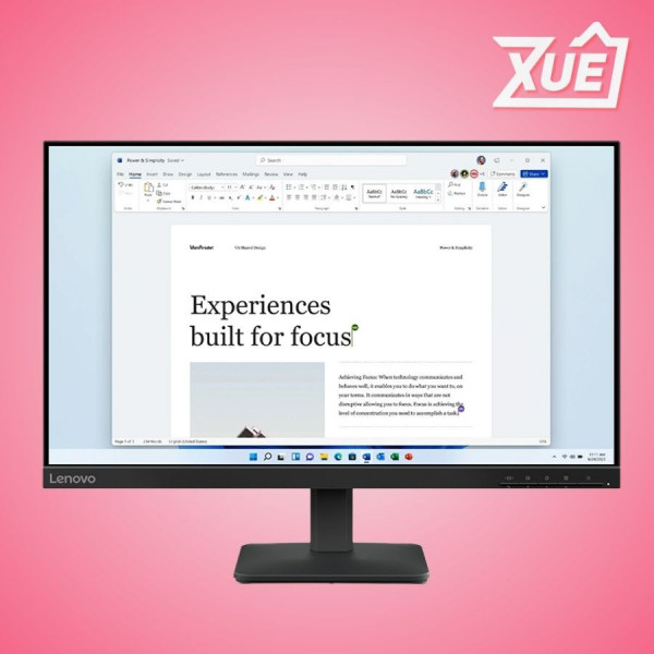 MÀN HÌNH LENOVO L24-4E (23.8 INCH/FHD/IPS/100HZ/4MS) (68C2KAC1VN)