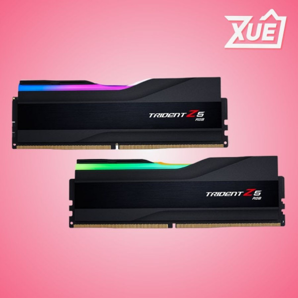 RAM DESKTOP GSKILL TRIDENT Z5 RGB (5-6000J3040G32GX2-TZ5RK) 64GB (2X32GB) DDR5 6000MHZ