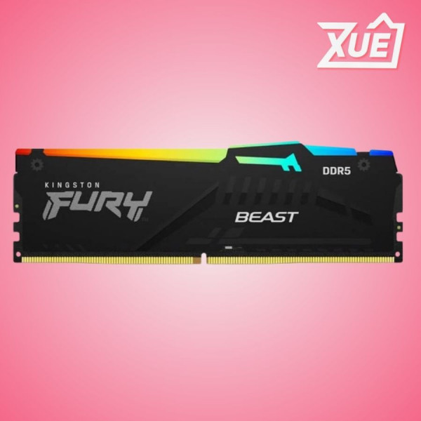 RAM DESKTOP KINGSTON FURY BEAST RGB EXPO (KF560C36BBE2A-16) 16GB (1X16GB) DDR5 6000MHZ